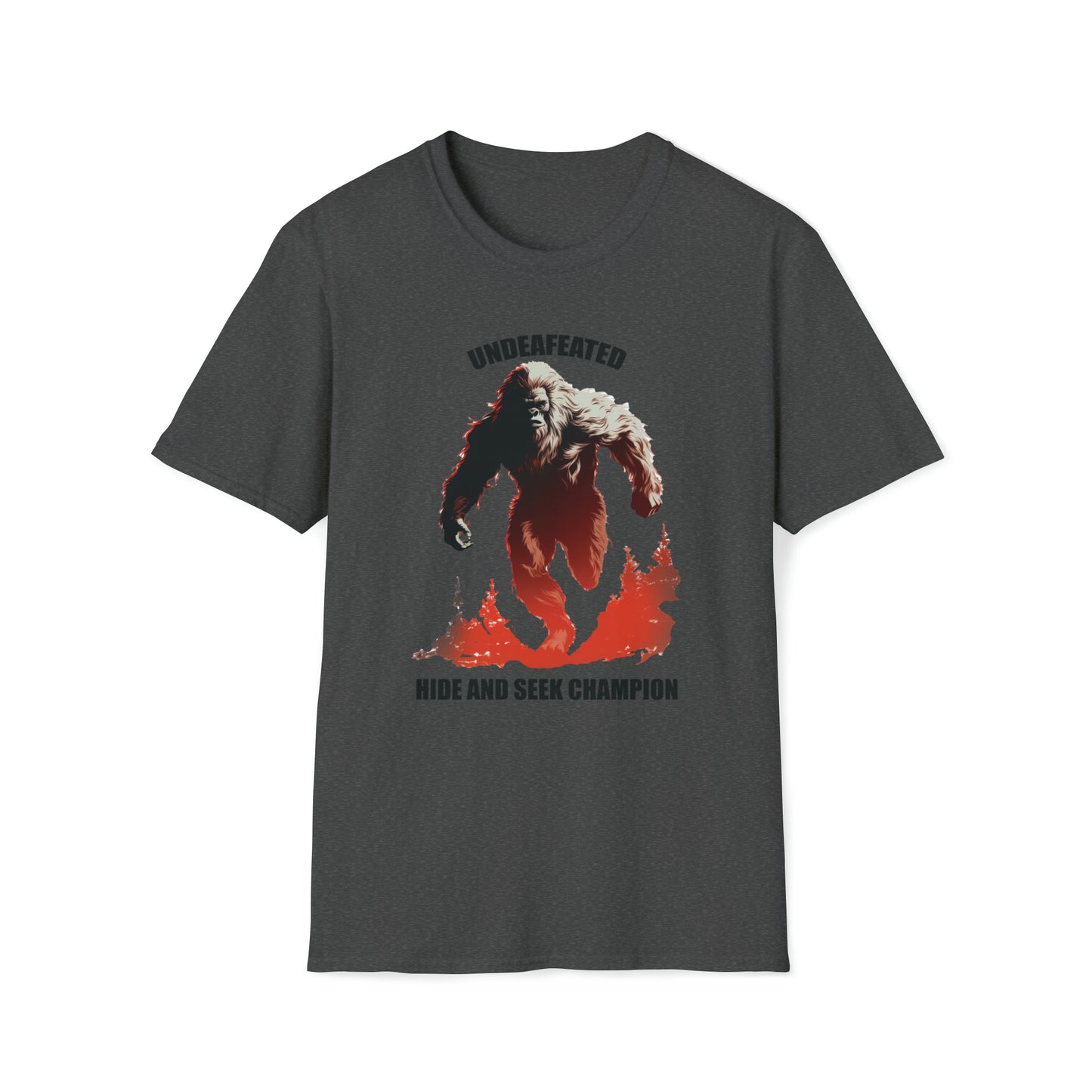 Undefeated Hide & Seek Champion Tee | Funny Bigfoot Shirt | Various Colors