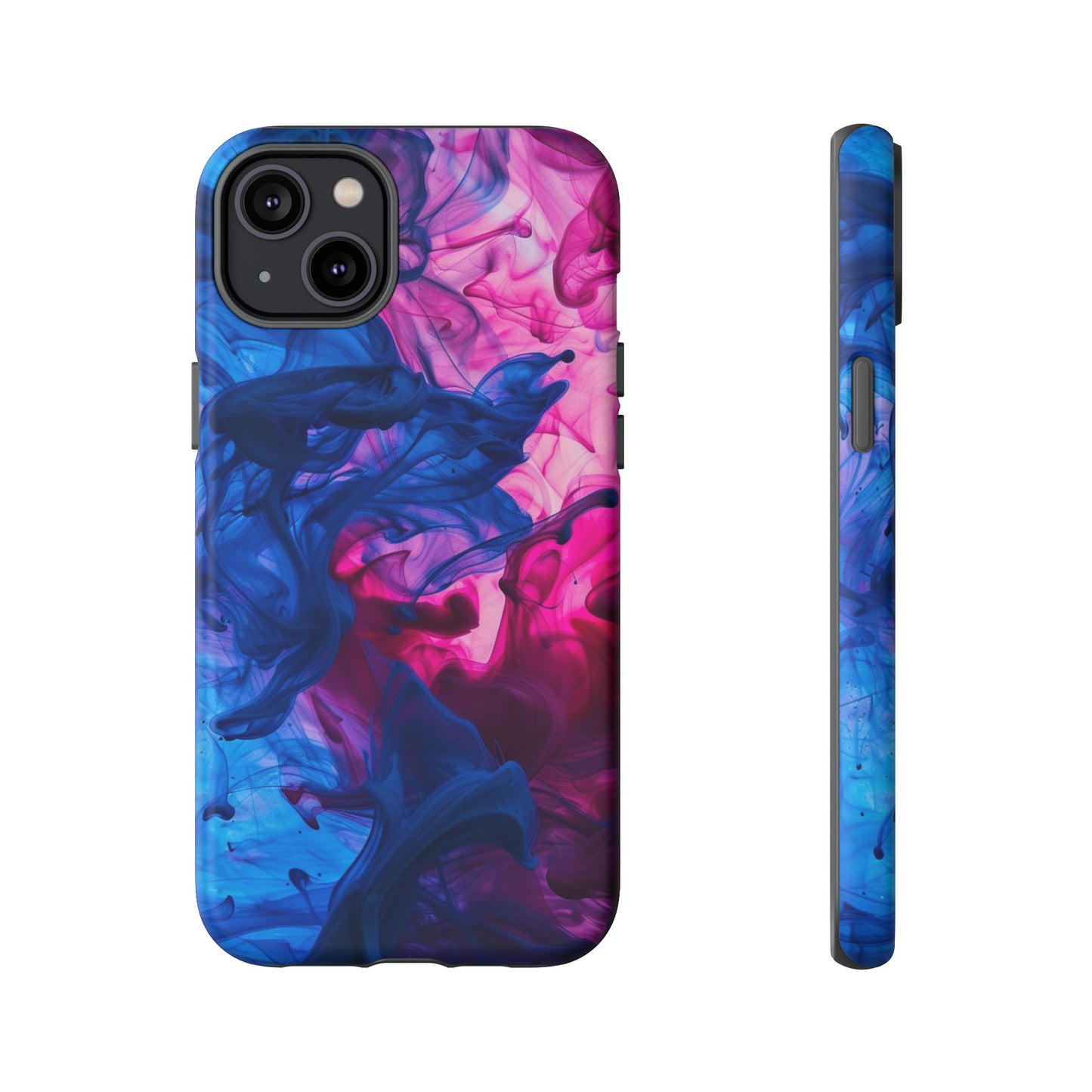 Magenta and Blue Color Explosion Phone Case