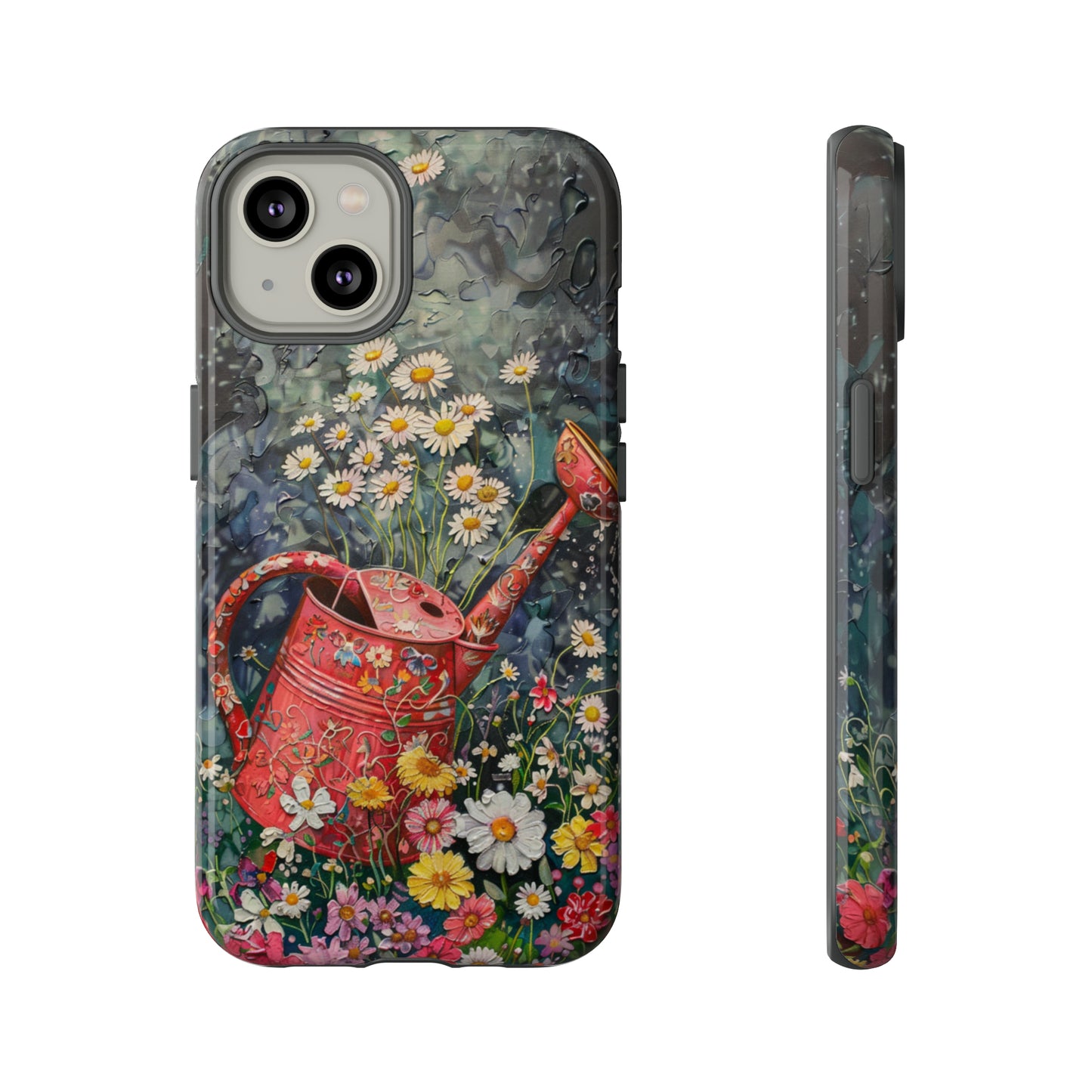 Flowers and Watering Can Floral Oil Painting Phone Case