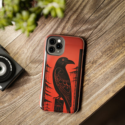 Mystic Totem: Northwest Native American Tribal Raven | Cultural Heritage iPhone Case