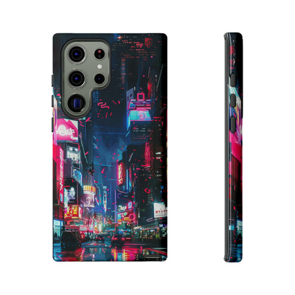 Cyberpunk Tokyo Cityscape Phone Case