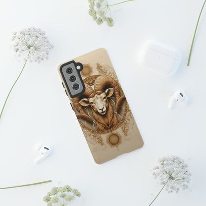 Aries Astrology Stained Glass Phone Case