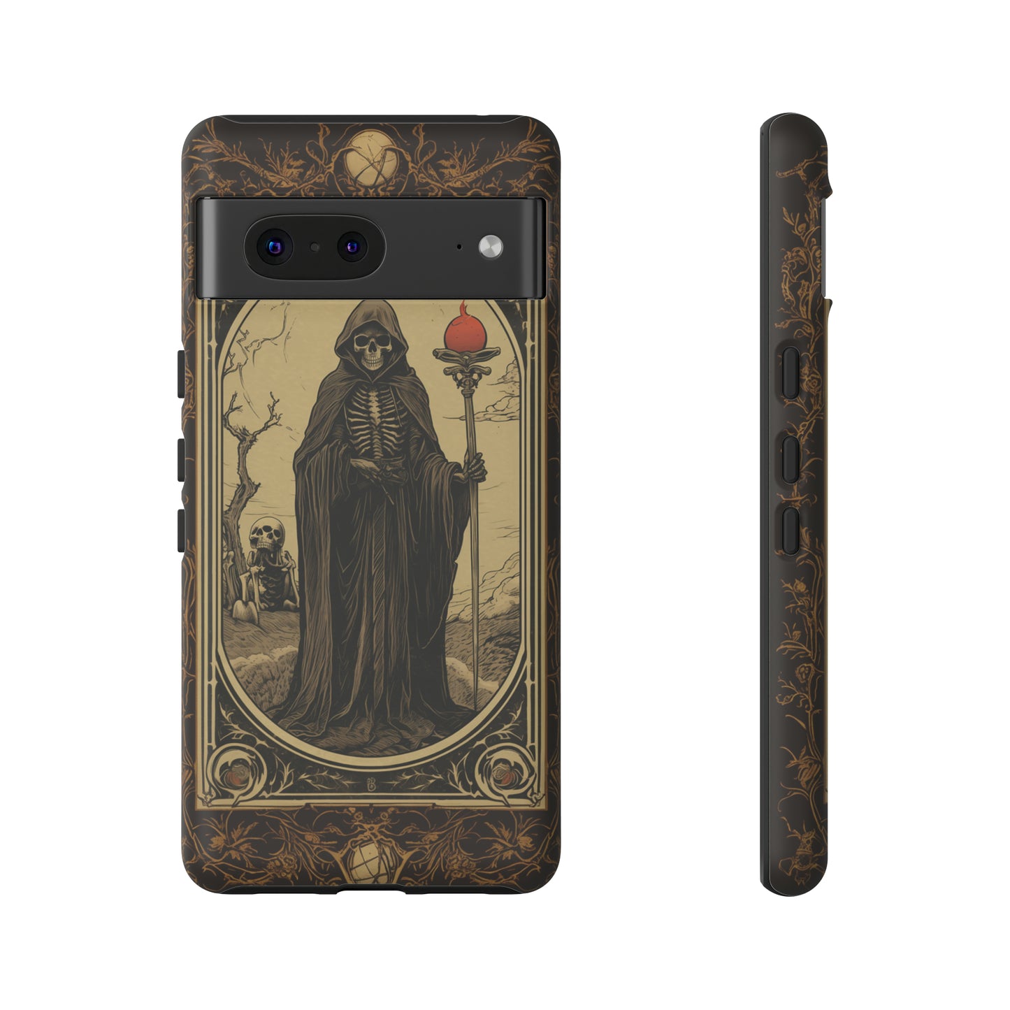 Death's Embrace: The Reaper Tarot Card