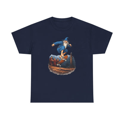 Wizard Skateboarding Fantasy T Shirt Magical Street Style Tee