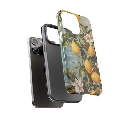 Mediterranean Lemon Tile Oil Painting iPhone 13 Case