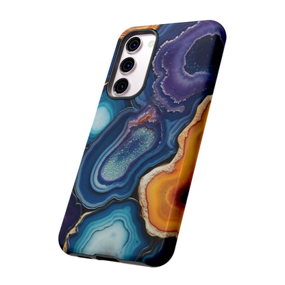 Agate Slice Geode Elegance: Natural Beauty Phone Case