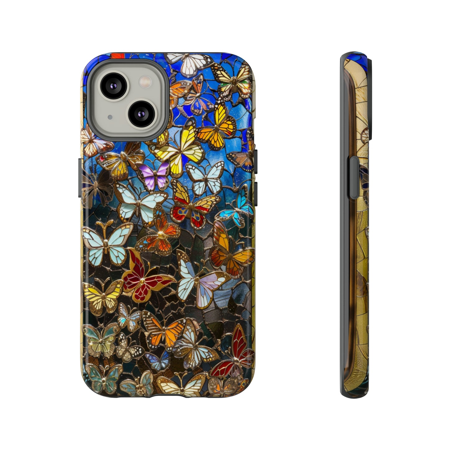 Butterfly Flower Garden Painting Phone Case