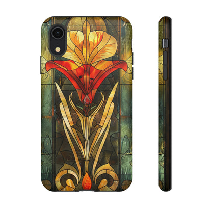 Art Deco Stained Glass floral Phone Case