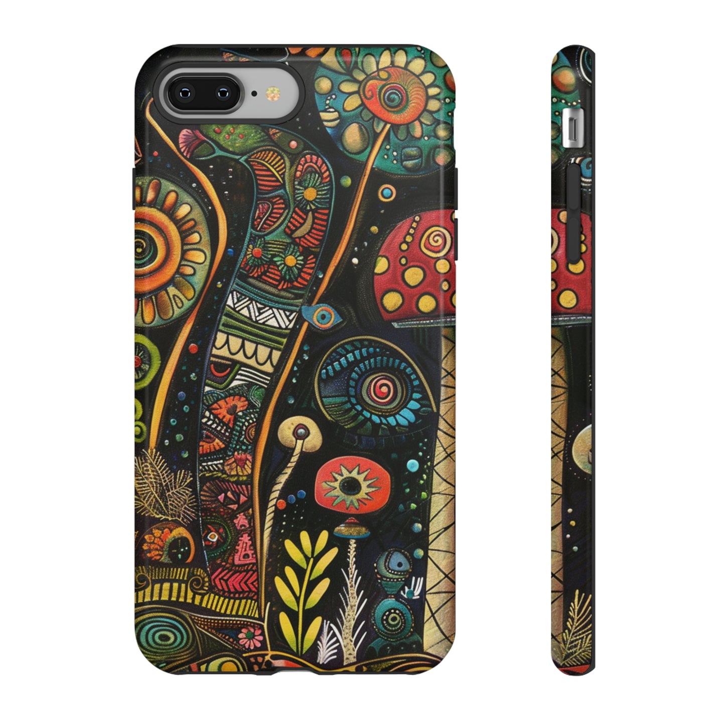 Retro 1960s Psychedelic Flowers Phone Case