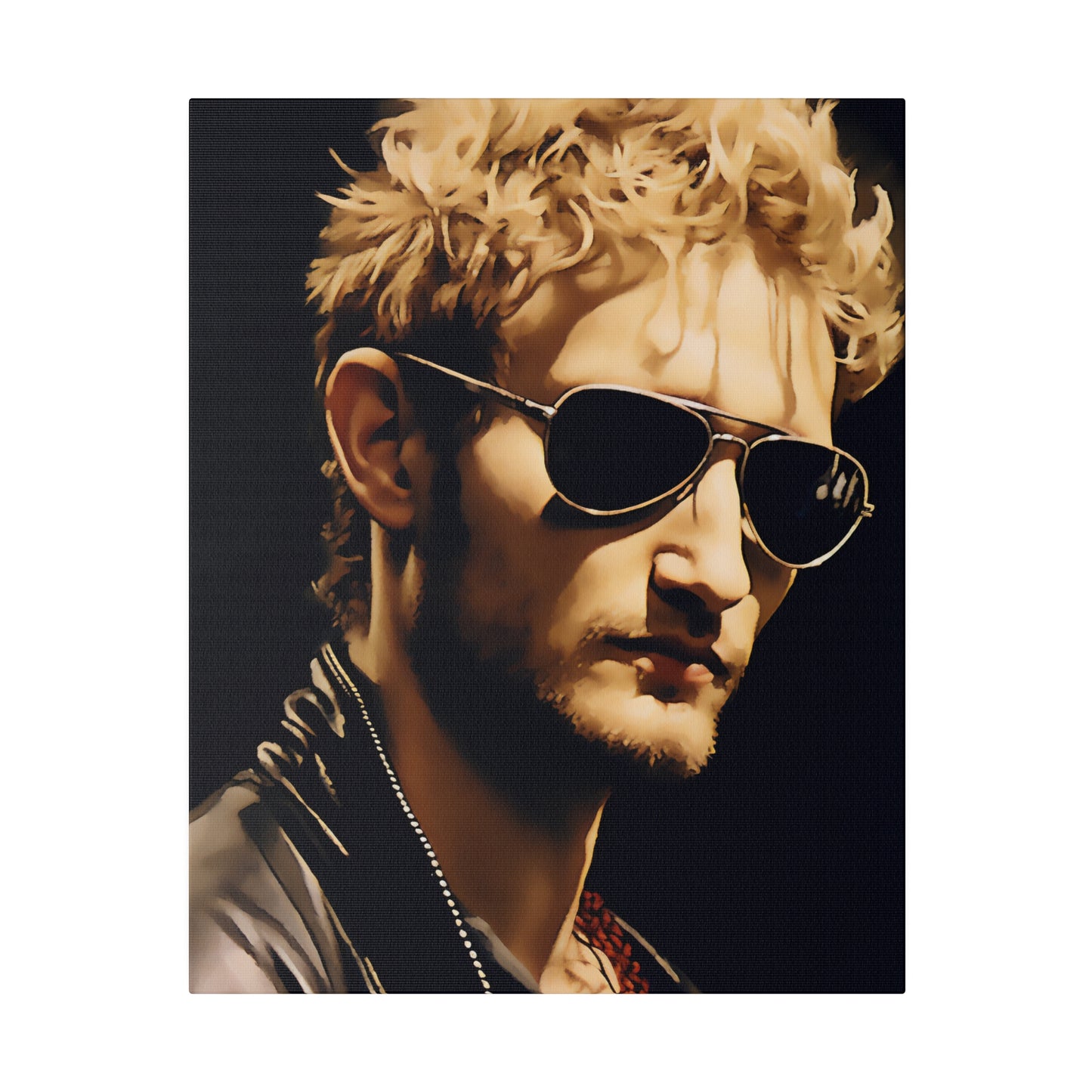 Layne Staley of Alice in Chains Pop Art | Stretched Canvas Print