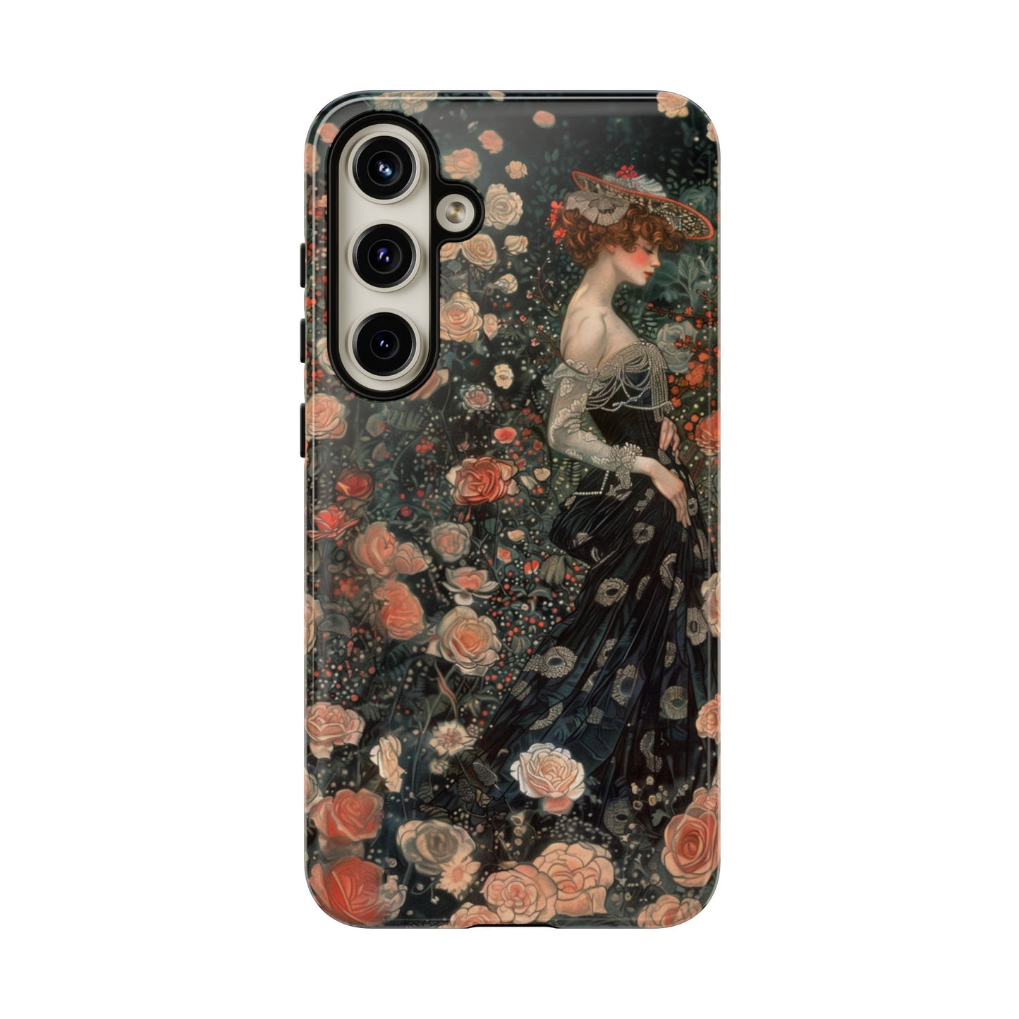 Art Nouveau French Floral Beauty Painting Phone Case