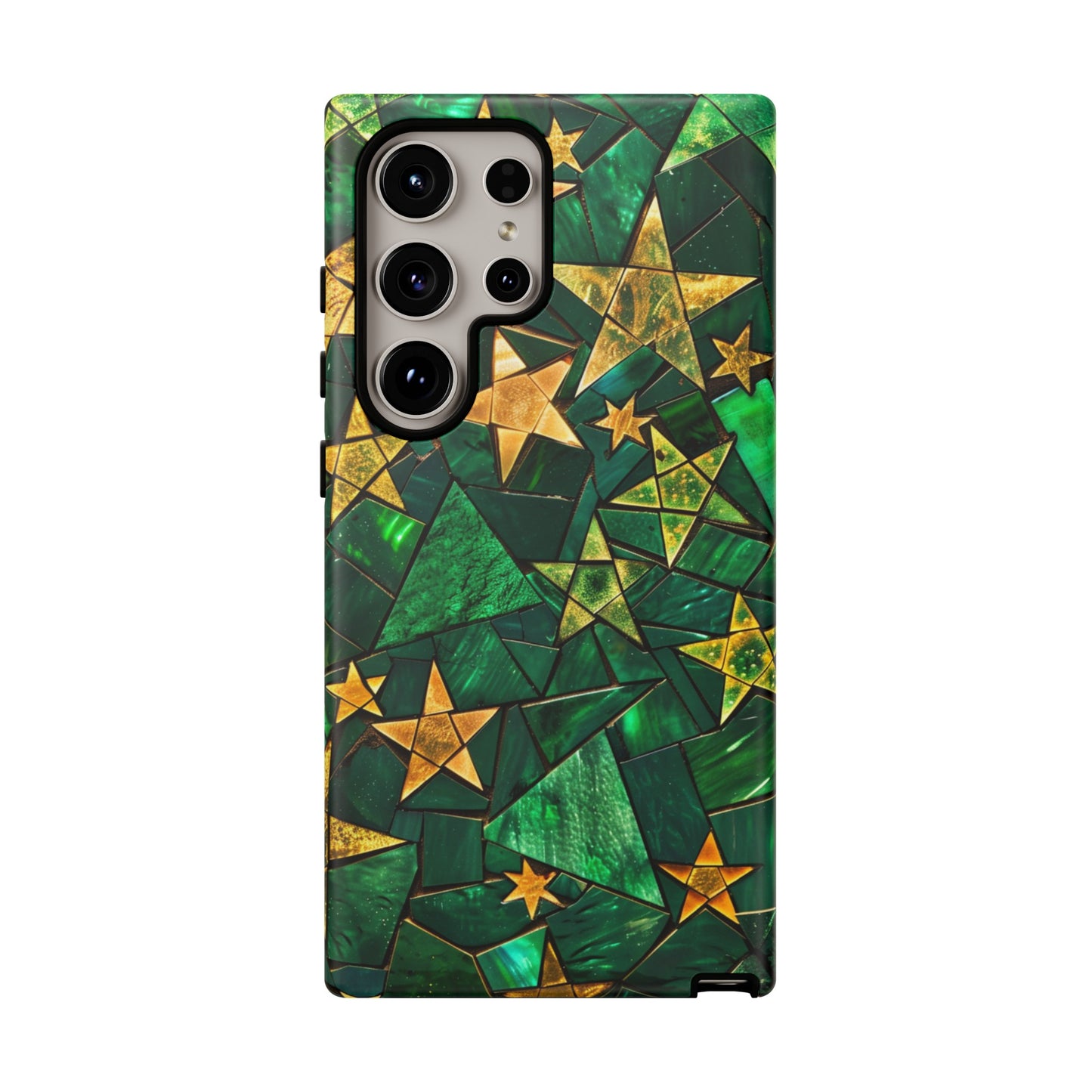 Green Celestial Stained Glass Mosaic Phone Case