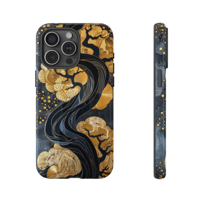 Gold and Silver Tree of Life Design Phone Case