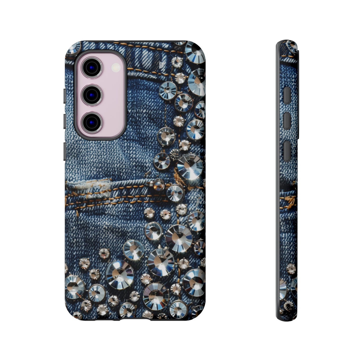 Blue Jean Queen Rhinestone Bling Phone Case