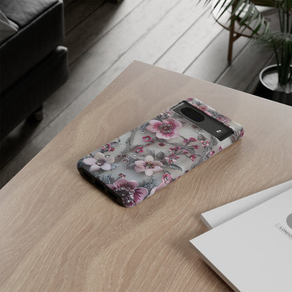 Coquette Aesthetic Floral Art iPhone 12 Case