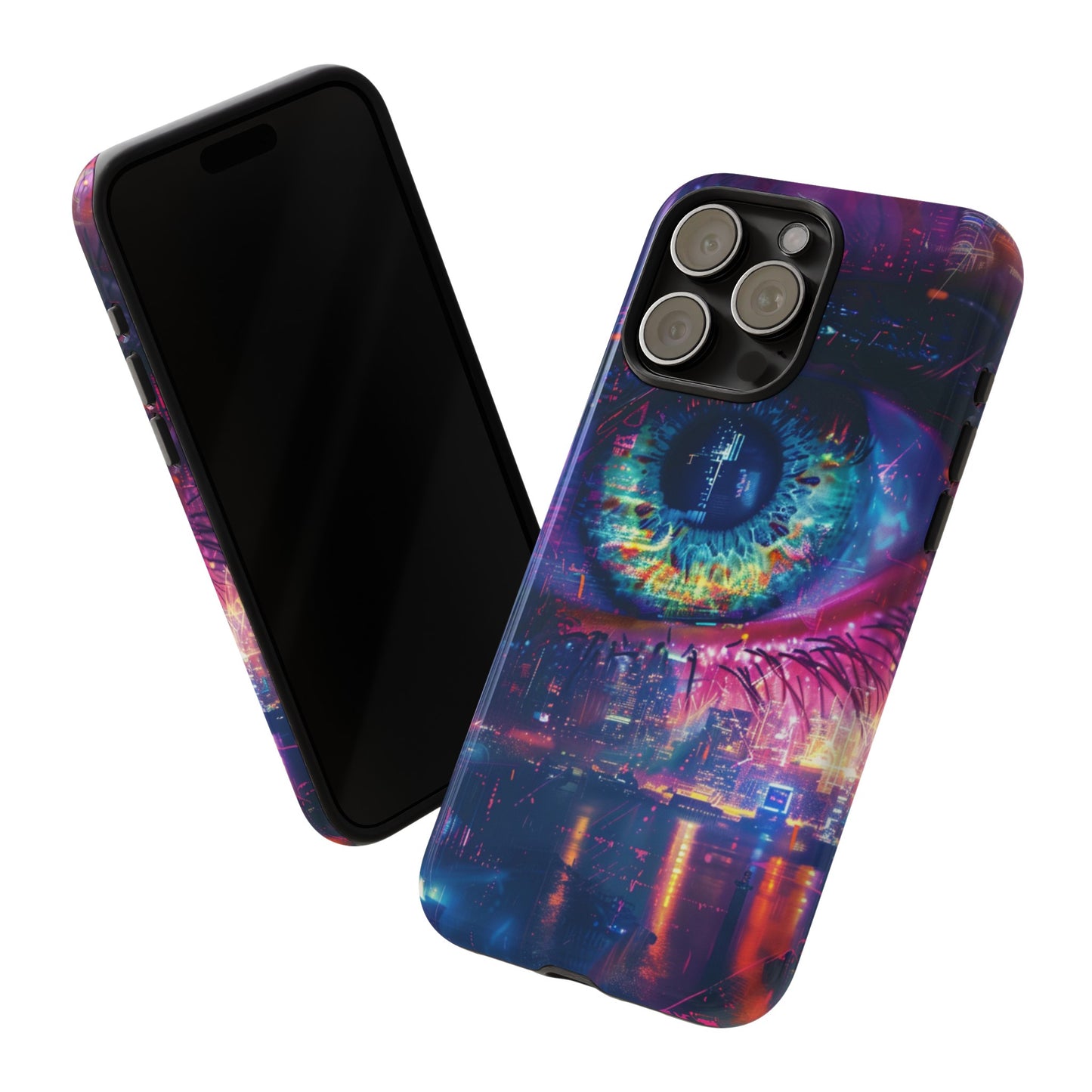 Eye of the Beholder Cyberpunk Art Phone Case