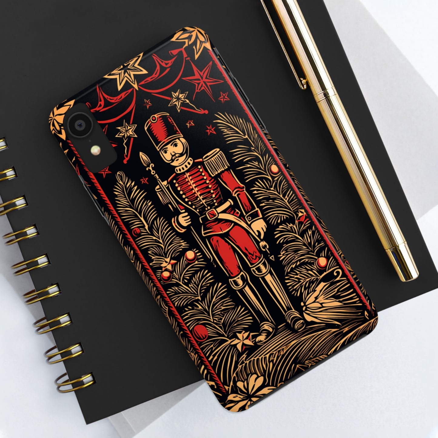 Guardian of Yuletides Past: Vintage Christmas Toy Soldier | Tough iPhone Case