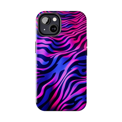 Wild Illusion: Trippy Tiger Stripes Mystique | Dynamic iPhone Case