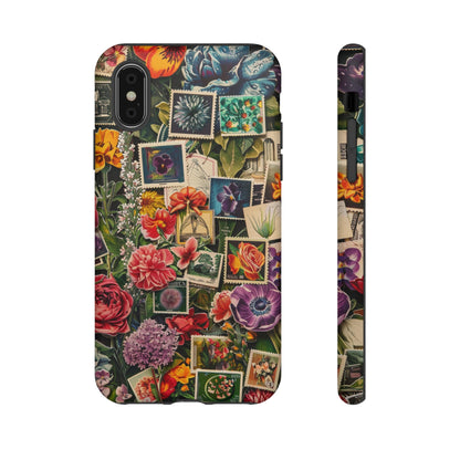 Vintage Floral Stamps Phone Case