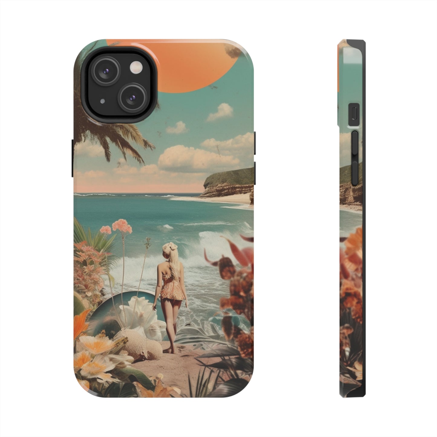 A Day at the Beach iPhone Tough Case | Embrace the Serenity of Coastal Living with Reliable Protection