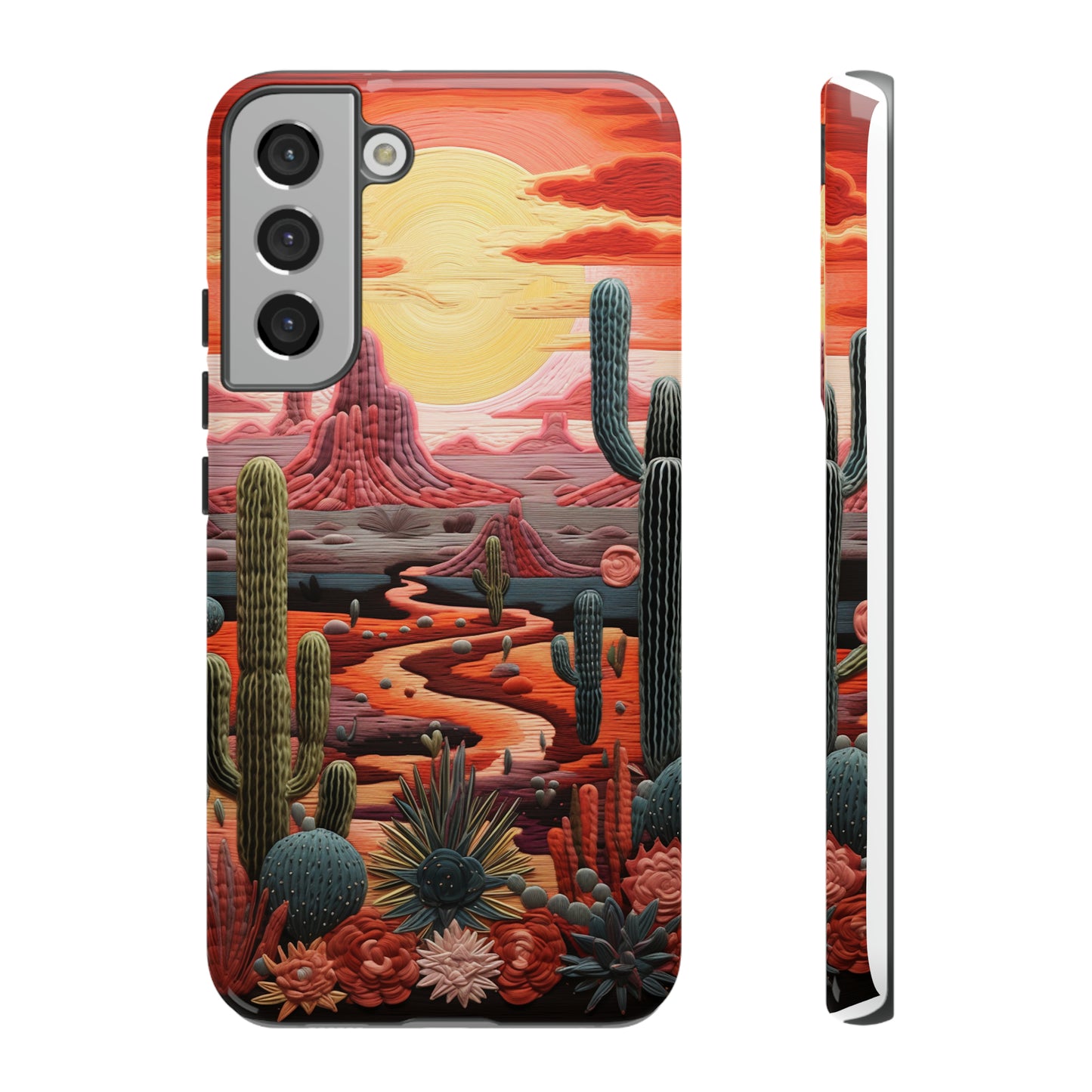 Cactus Desert Sunset Phone Case