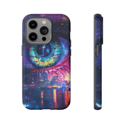 Eye of the Beholder Cyberpunk Art Phone Case