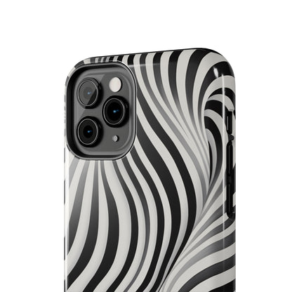 Twist Your Perception: Optical Illusion Tough Case for Apple iPhone Models – Where Art Meets Function