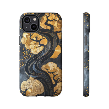 Gold and Silver Tree of Life Design Phone Case