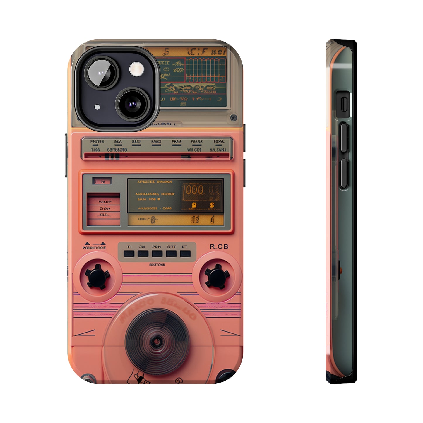 Cyberpunk Retro Walkman Nostalgia | Vintage Beats Revival iPhone Case