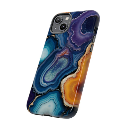 Agate Slice Geode Elegance: Natural Beauty Phone Case