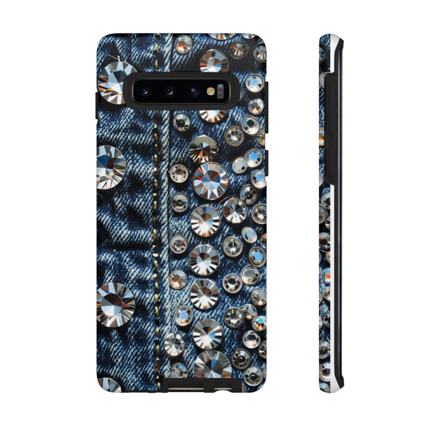 Blue Jean Queen Rhinestone Bling Phone Case