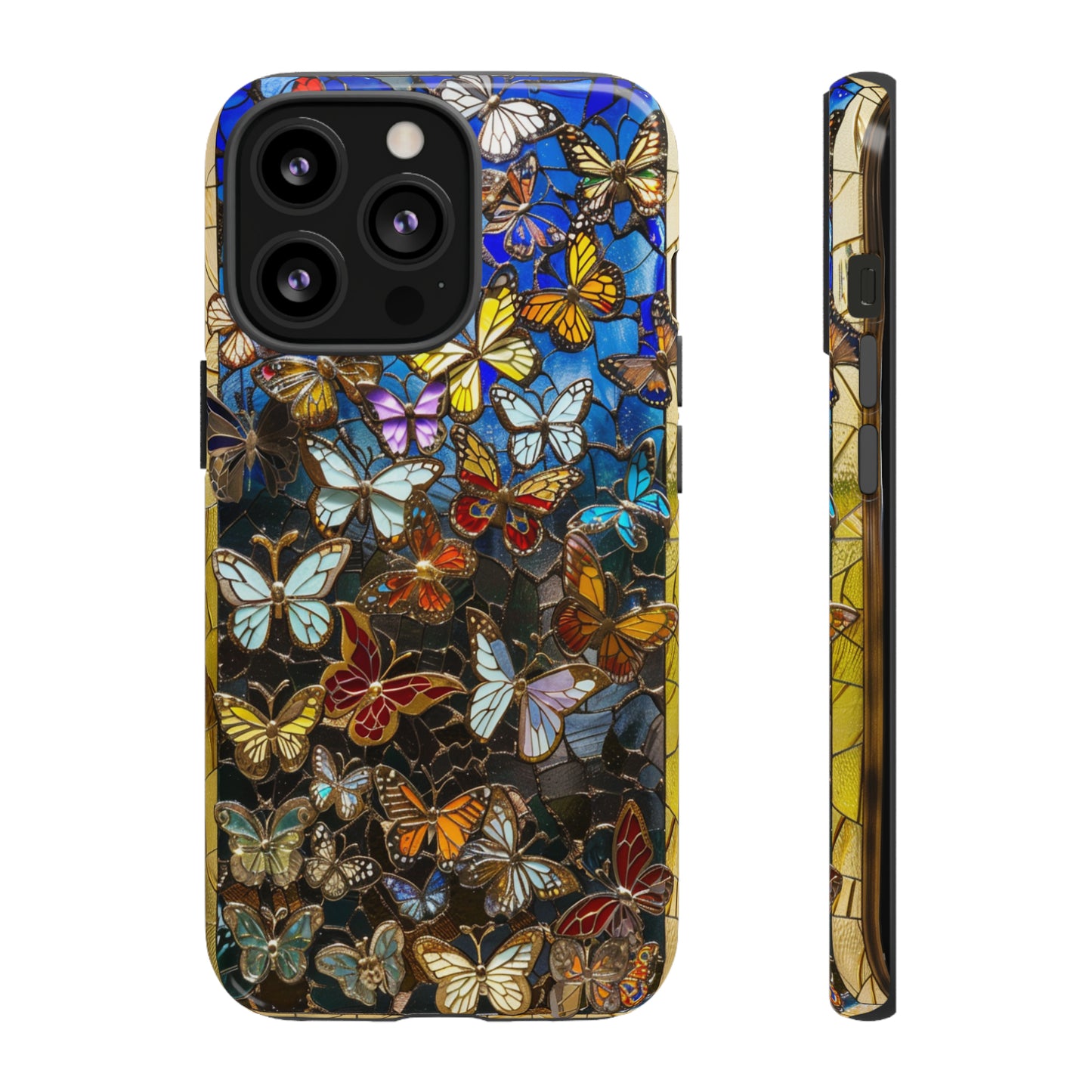 Butterfly Flower Garden Painting Phone Case