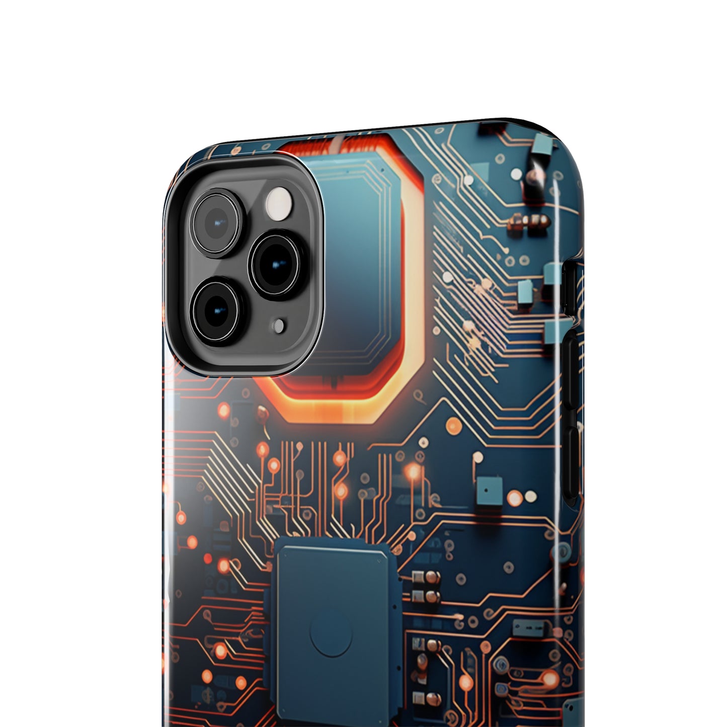 Neon Nexus: Cyberpunk Circuit Board | Futuristic Tech-Inspired iPhone Case