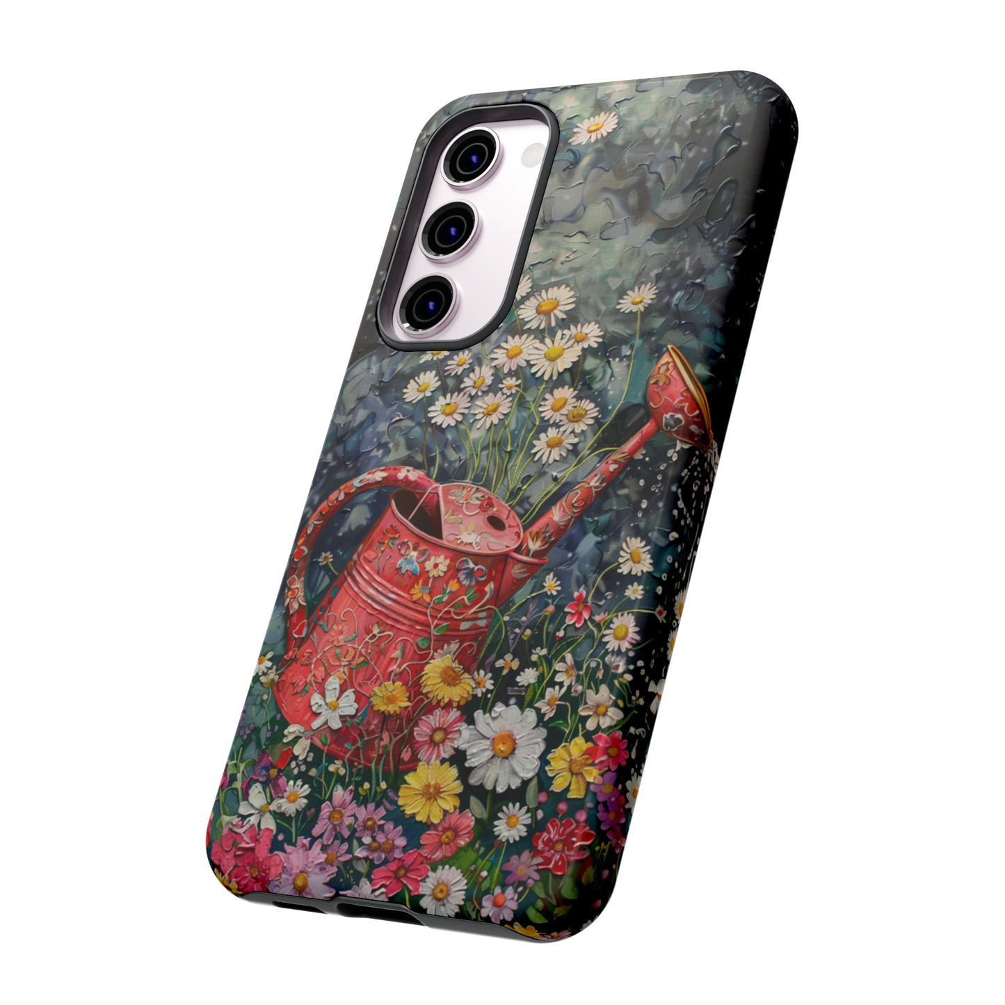 Flowers and Watering Can Floral Oil Painting Phone Case