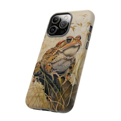 Toad on a Branch Japanese Style Art Painting Phone Case