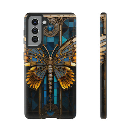 Stained Glass iPhone Butterfly Floral Aesthetic Art Nouveau