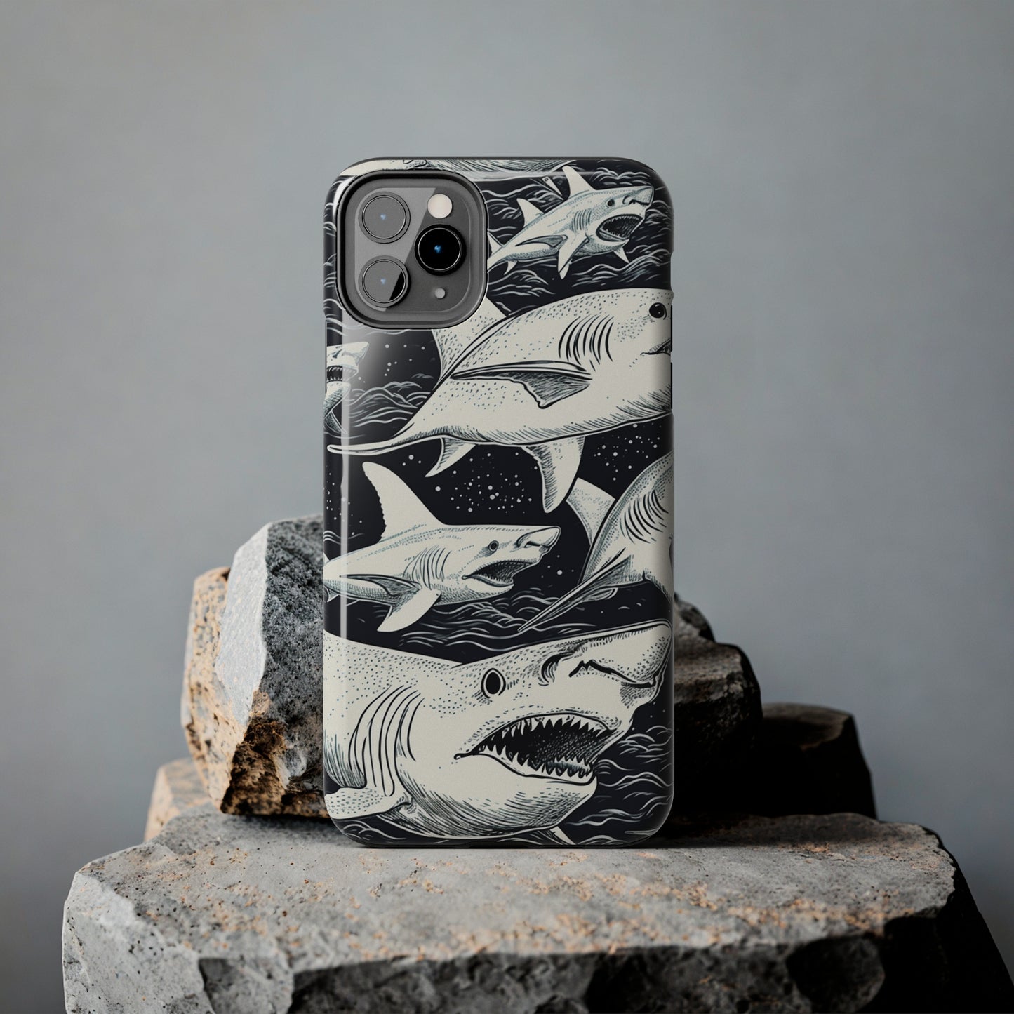 Shark Design | Swimming with the Sharks Aquatic Adventure iPhone 13 Case