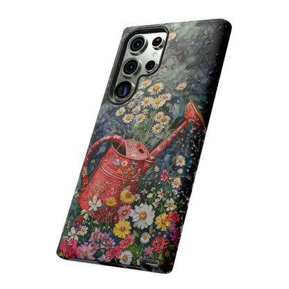 Flowers and Watering Can Floral Oil Painting Phone Case