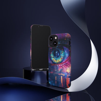 Eye of the Beholder Cyberpunk Art Phone Case