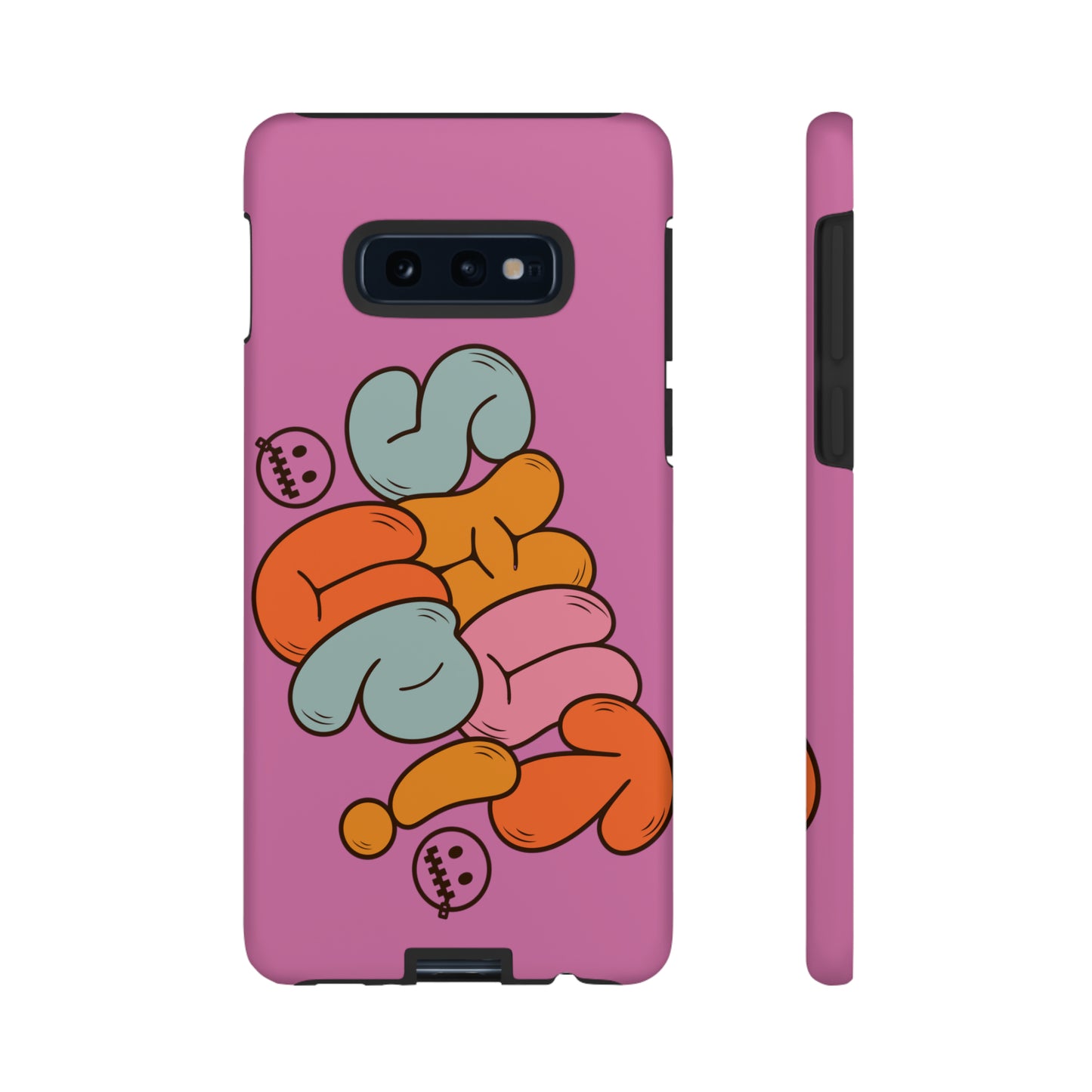 Shut Up Phone Case | Warm Retro Psychedelic Colors | For iPhone, Pixel, Samsung