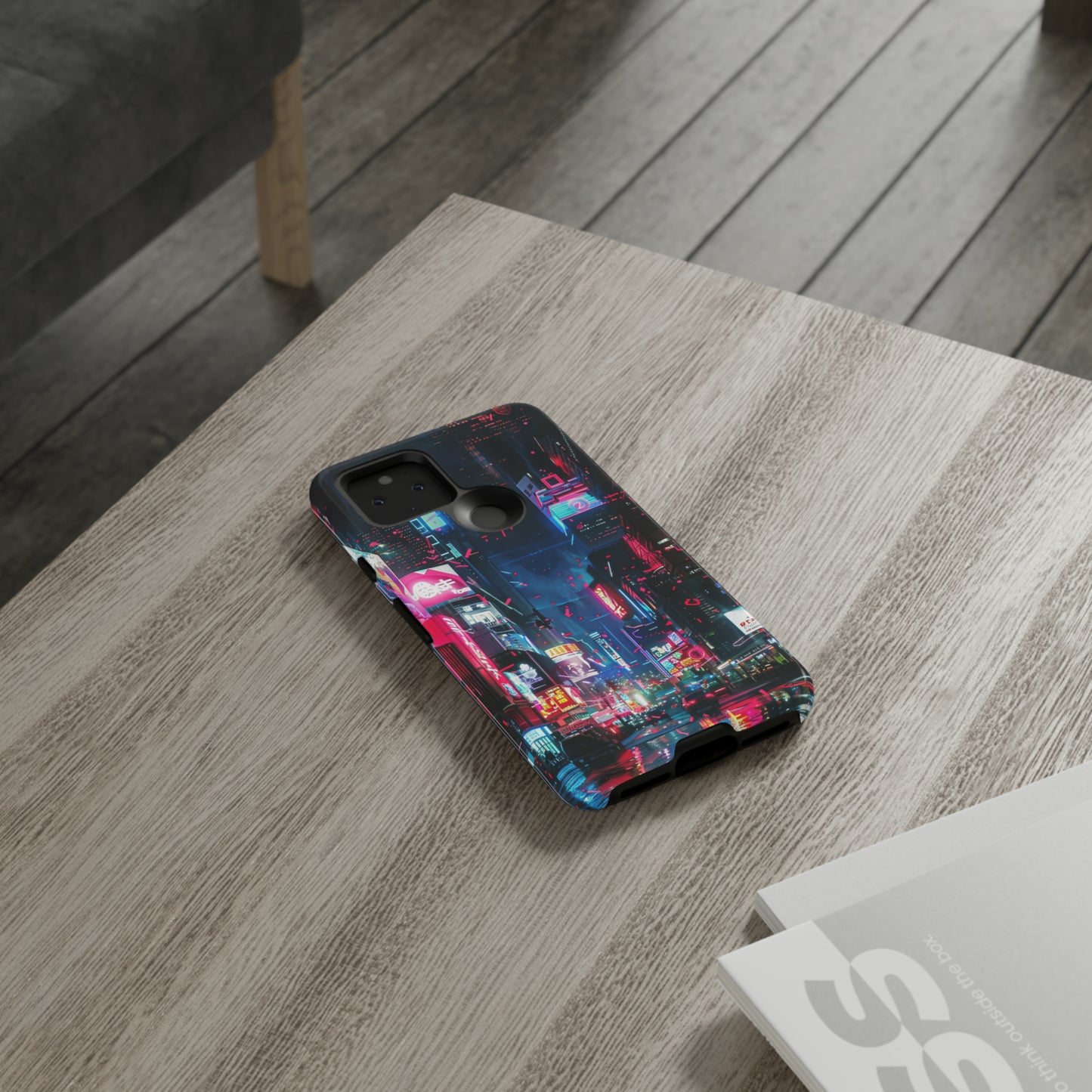 Cyberpunk Tokyo Cityscape Phone Case