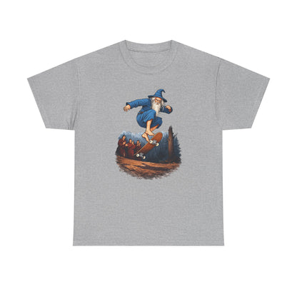 Wizard Skateboarding Fantasy T Shirt Magical Street Style Tee