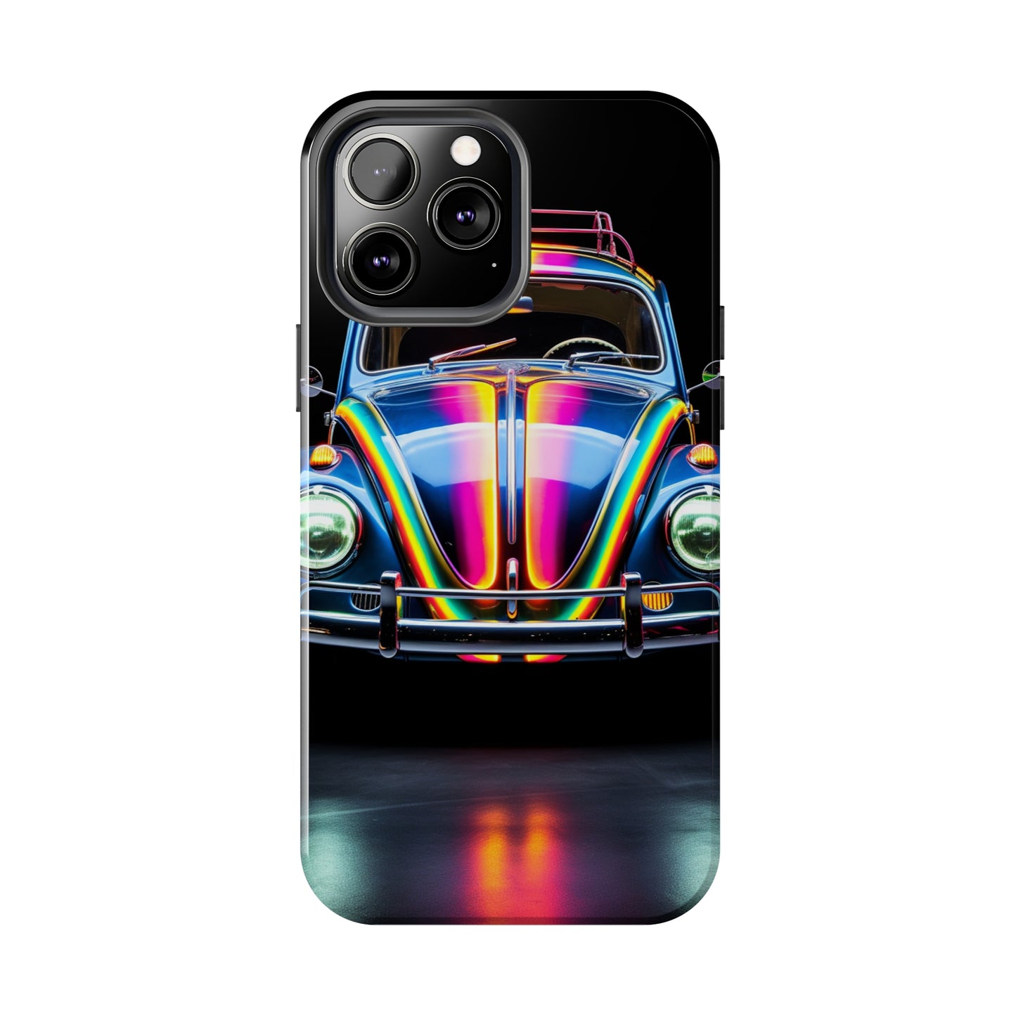 iPhone Case | Colorful Journeys: Psychedelic VW Bug iPhone Tough Case