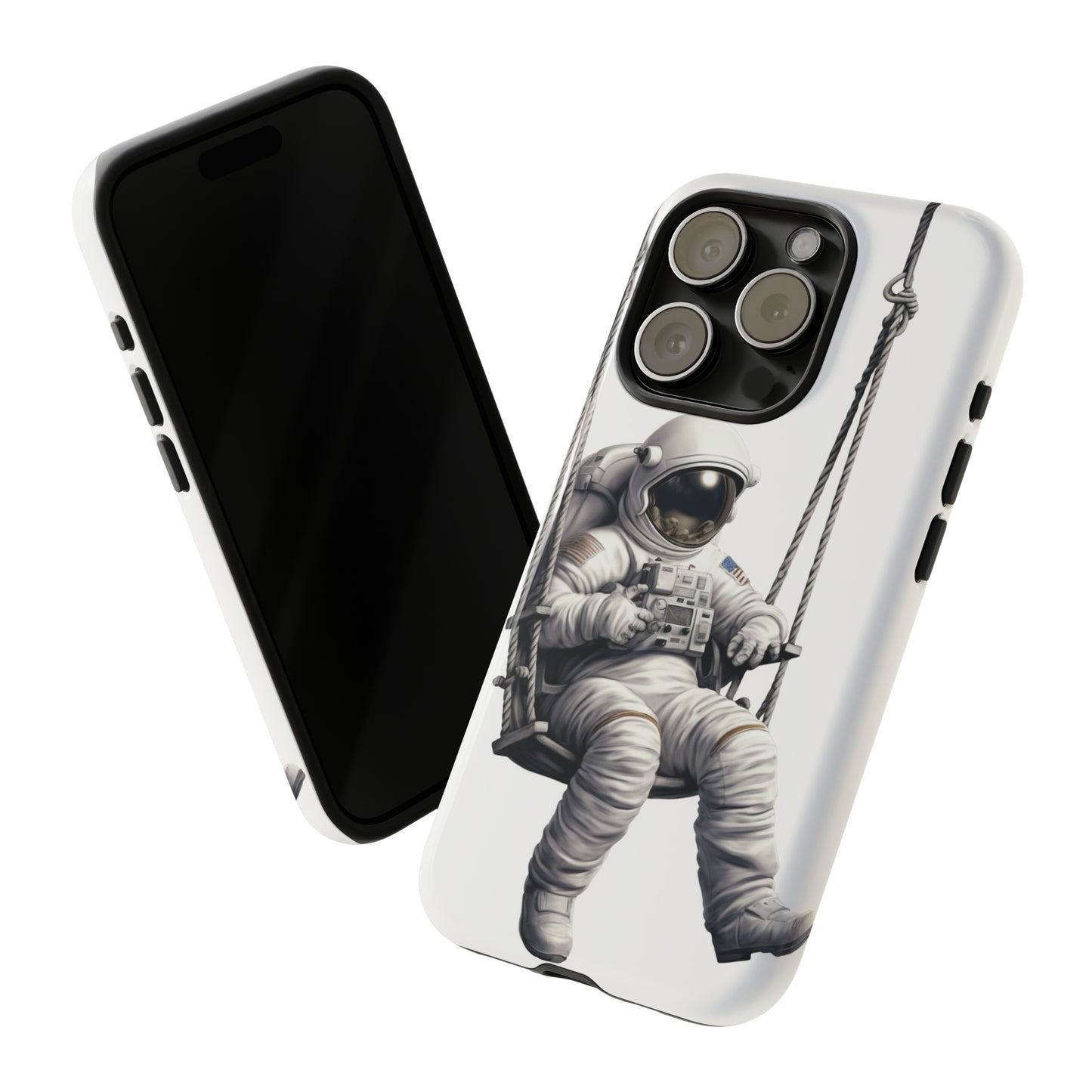 Astronaut on a Swing Phone Case