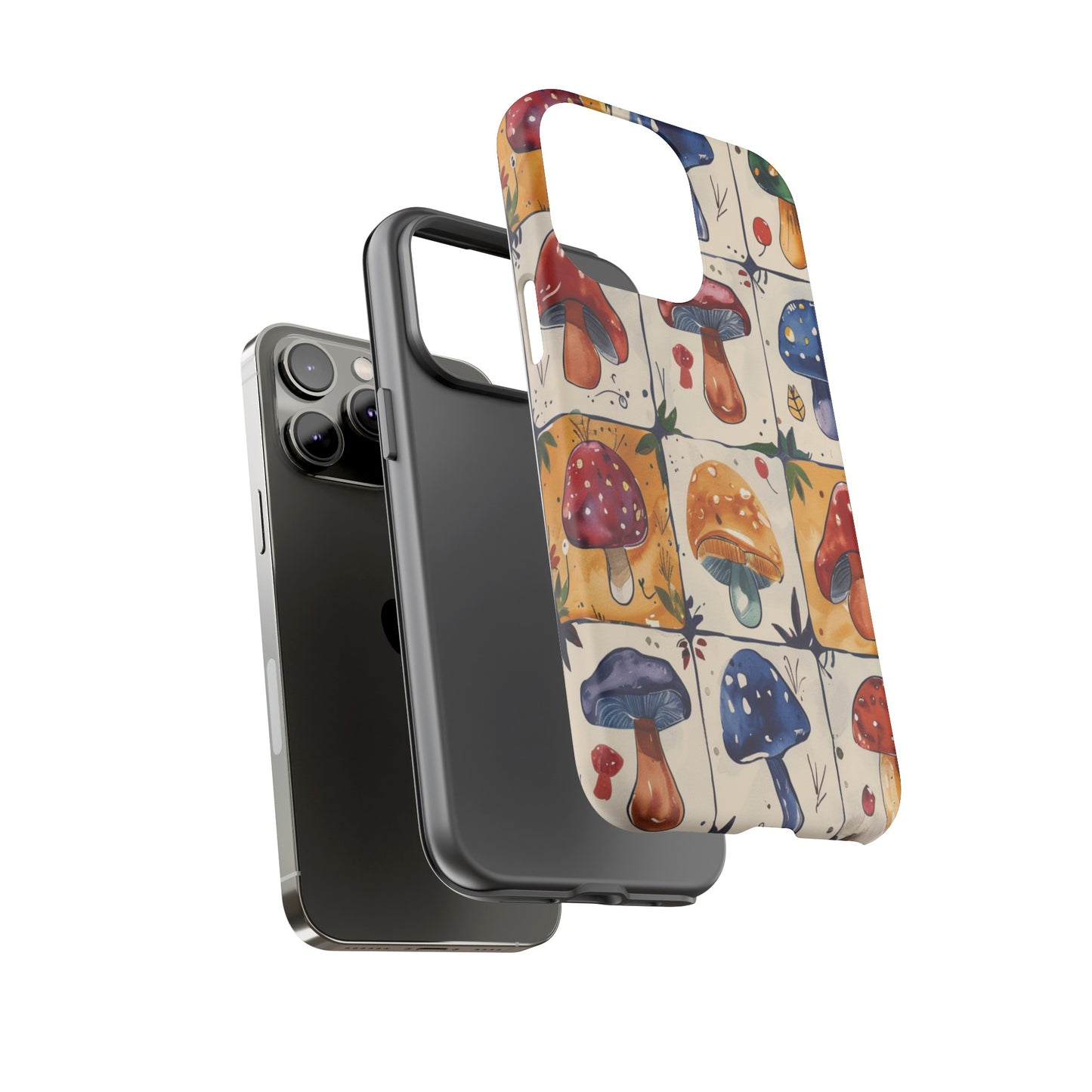 Trippy Magic Mushroom Toadstools Phone Case