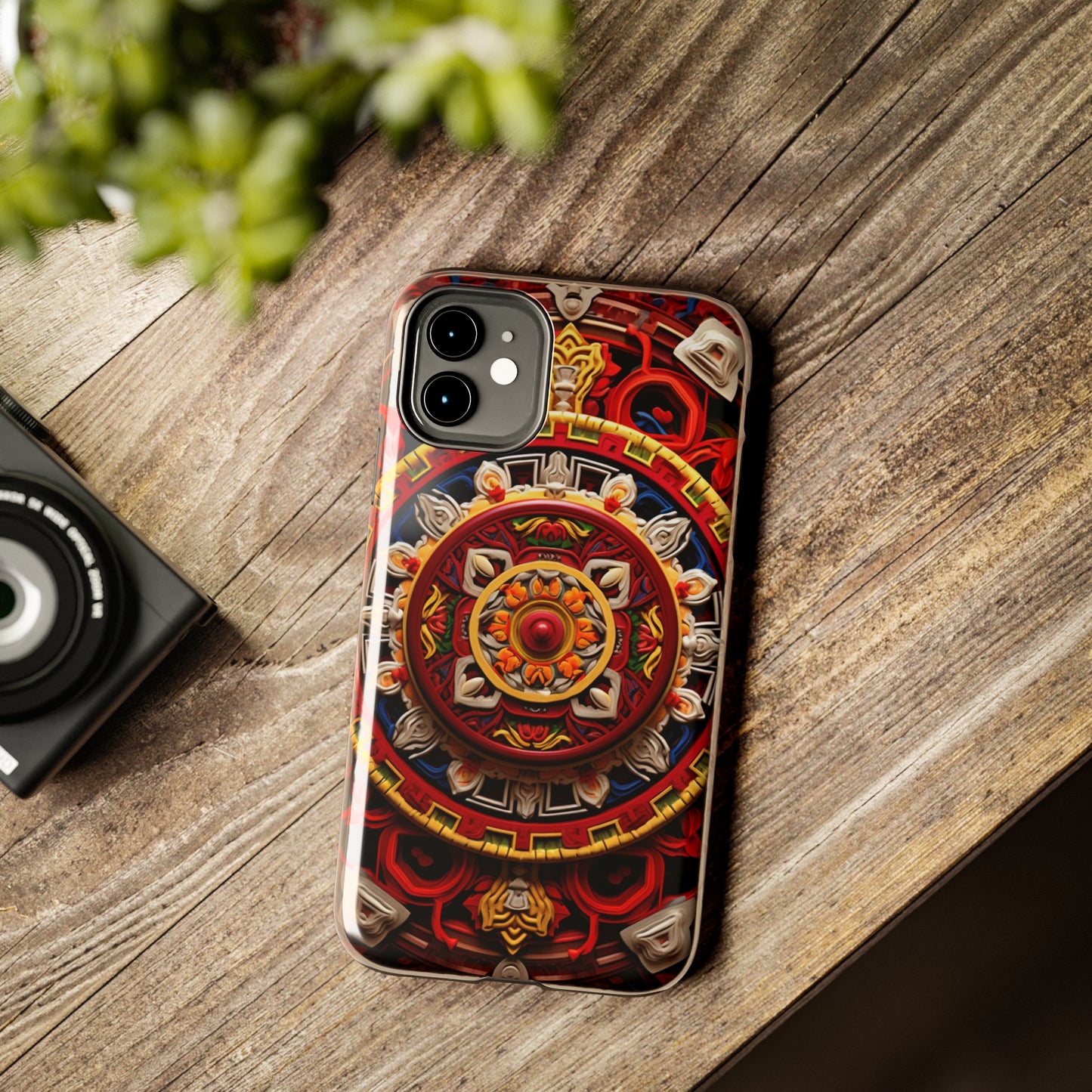 Mystical Visions: Psychedelic Tibet Mandala | Buddhist iPhone Case