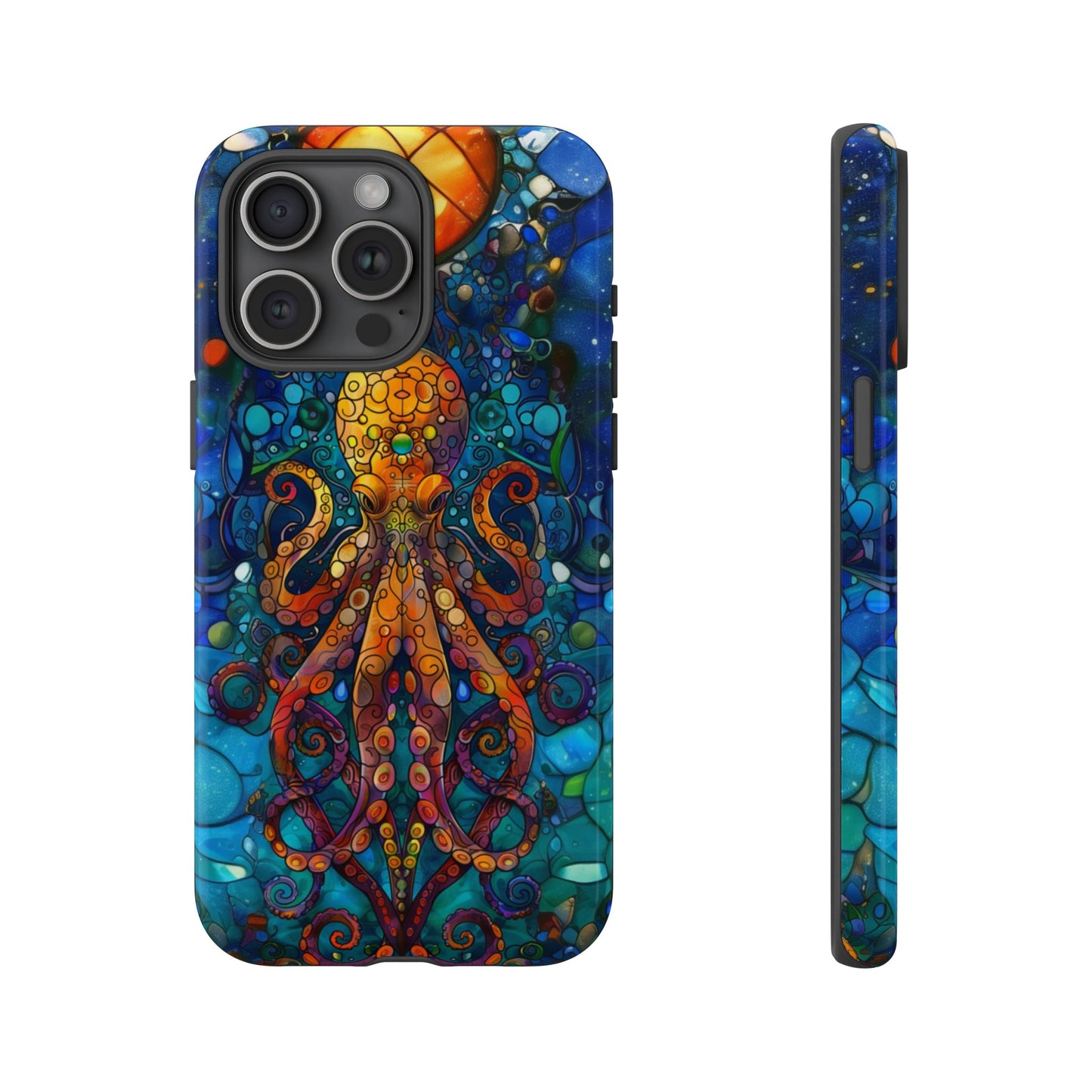 Octopus Stained Glass Undersea Magic Phone Case