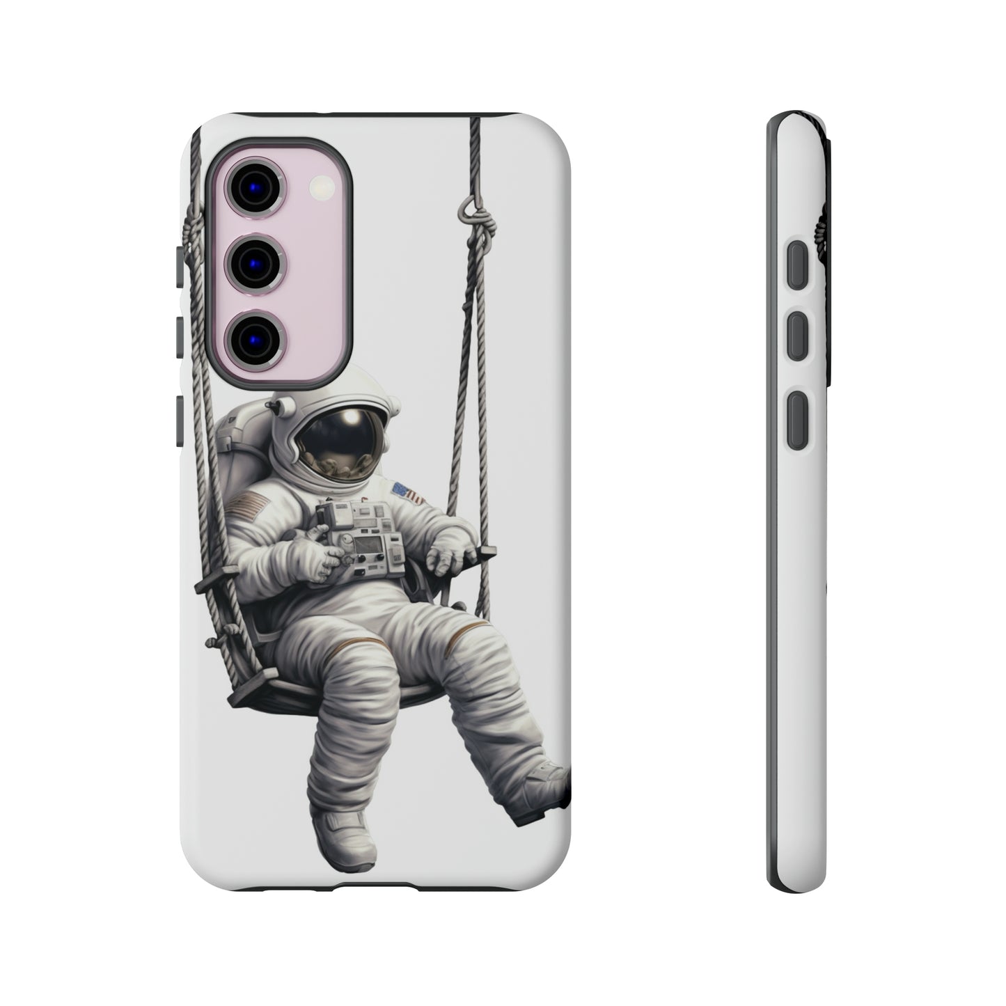 Astronaut on a Swing Phone Case