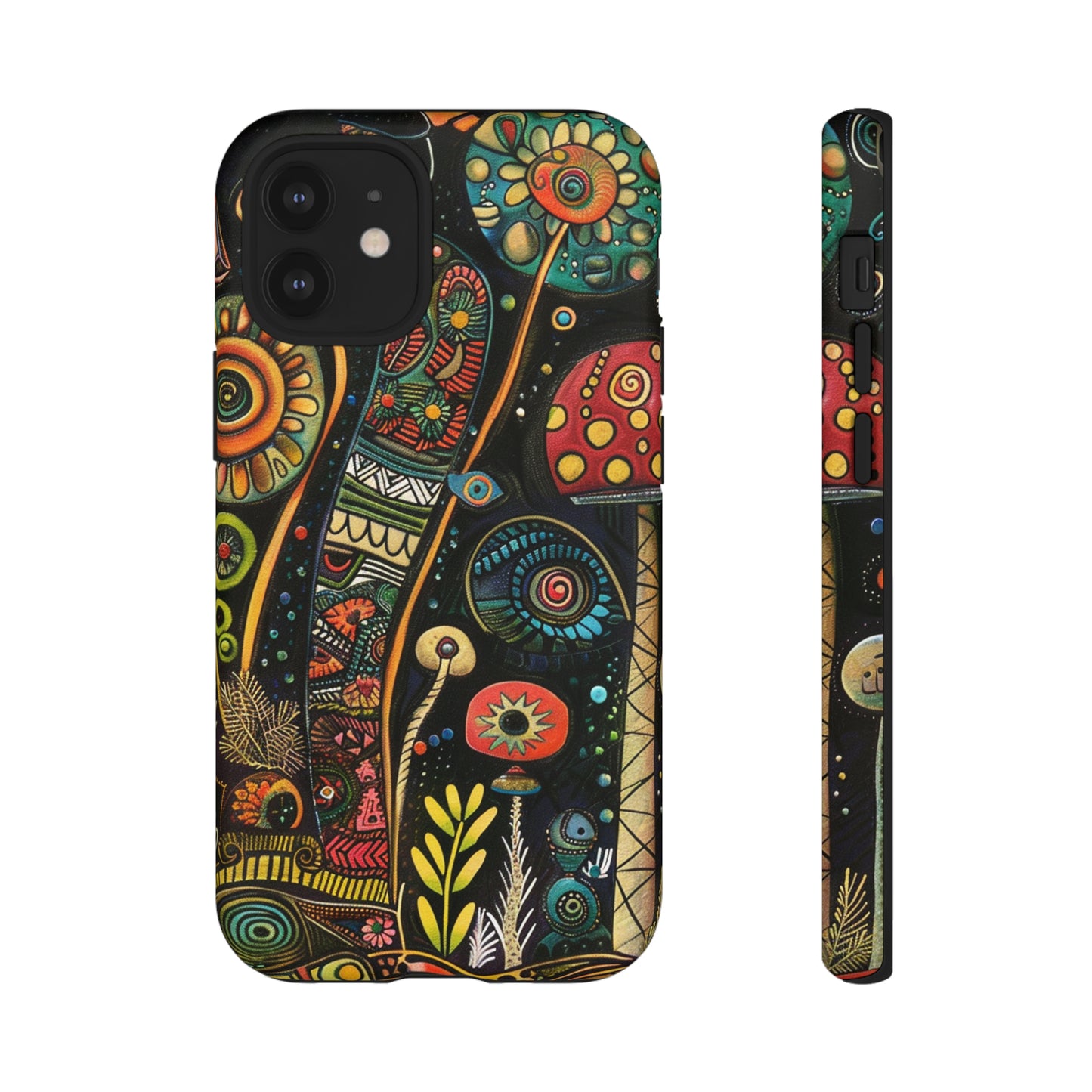 Retro 1960s Psychedelic Flowers Phone Case