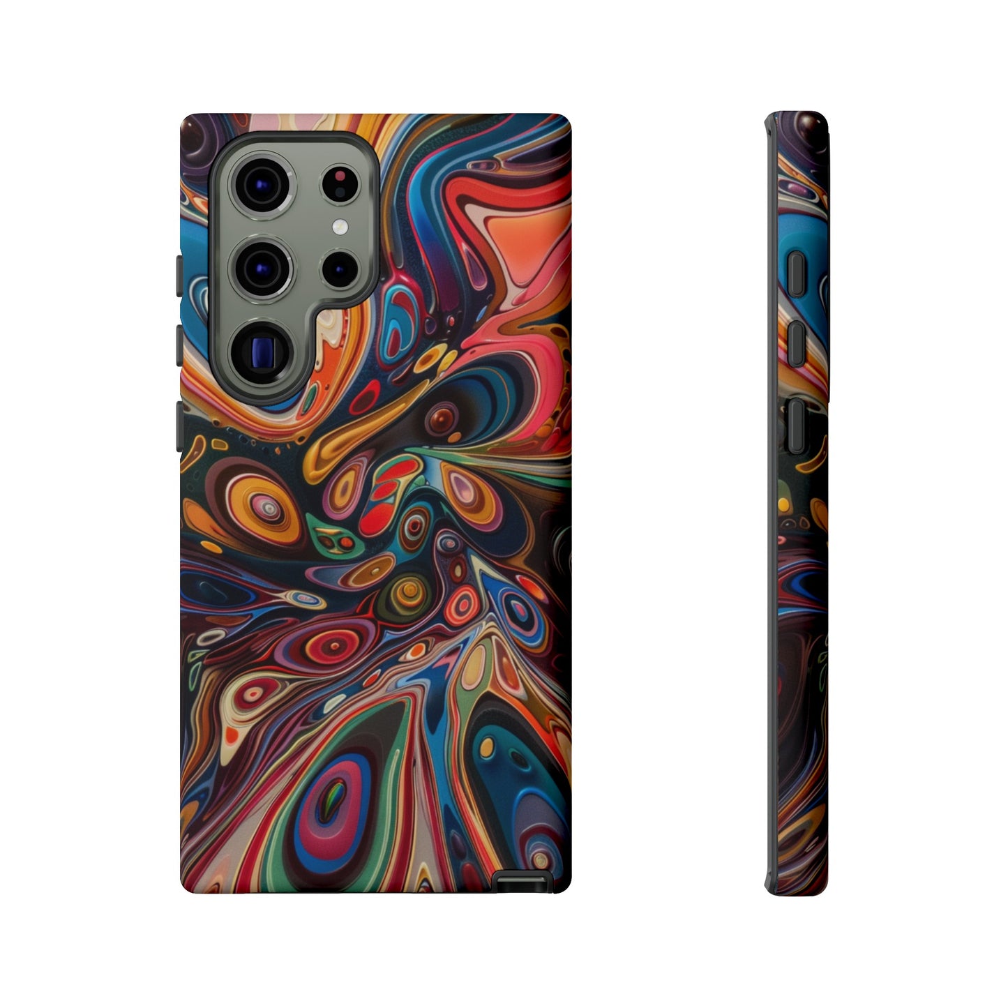 Psychedelic color explosion phone case for iPhone 15 case